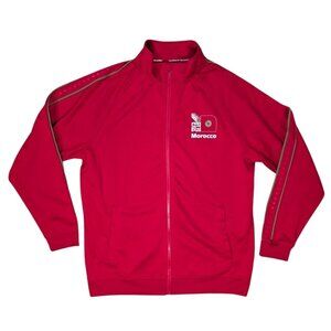 Official FIFA World Cup 2022 Morocco Track Jacket Red Men's Large